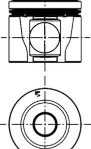 Piston VOLVO FL II FL 240-14 diesel 241 cai KOLBENSCHMIDT 40305600