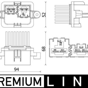 Reglaj suflanta de interior VOLVO FM II FM 500 diesel 500 cai MAHLE ORIGINAL ABR 109 000P