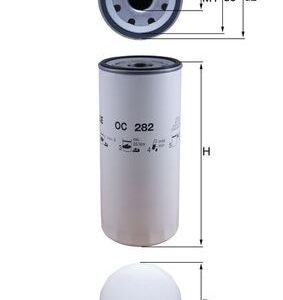 Filtru ulei VOLVO FH16 FH 16/540, FH 16/550 diesel 539 cai MAHLE ORIGINAL OC 282