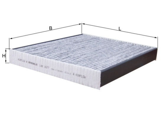 Filtru polen VOLVO C40 (539) Recharge electric 252 cai MAHLE ORIGINAL LAK 1677