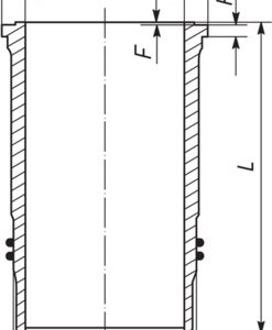 Camasa cilindru VOLVO FL10 FL 10/285 diesel 275 cai MAHLE ORIGINAL 037 WN 34 01