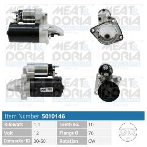Electromotor VOLVO C30 (533) 2.0 D diesel 136 cai MEAT DORIA 5010146