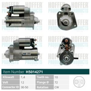 Electromotor VOLVO C30 (533) T5 benzina 220 cai HOFFER H5014271