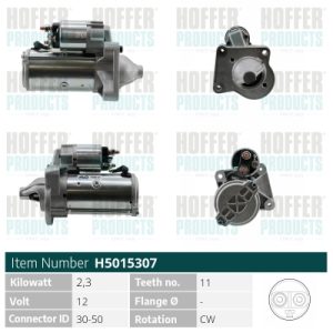 Electromotor VOLVO C30 (533) D2 diesel 115 cai HOFFER H5015307