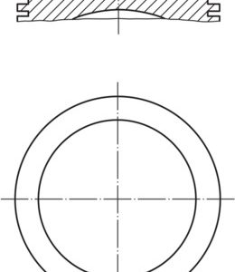 Piston VOLVO FH16 FH 16/550 diesel 551 cai MAHLE ORIGINAL 038 90 00