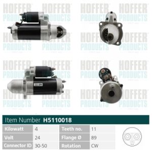 Electromotor VOLVO FL FL 180-10 diesel 180 cai HOFFER H5110018