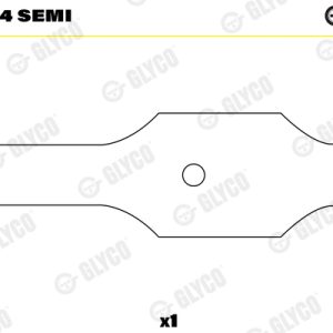 Cuzinet arbore VOLVO FH II 420 diesel 420 cai GLYCO 55-4054 SEMI