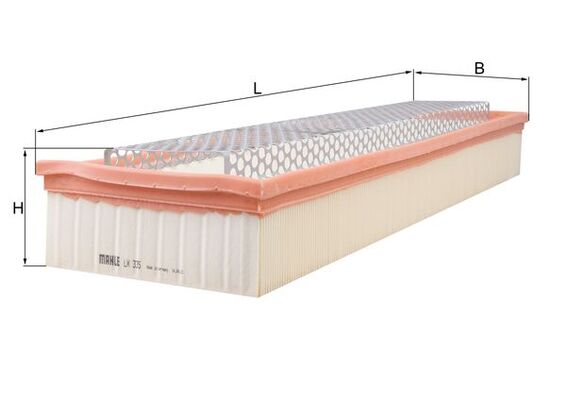 Filtru aer VOLVO FM FM 480 diesel 480 cai MAHLE ORIGINAL LX 335