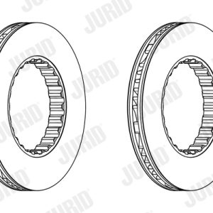 Disc frana VOLVO FH16 FH 16/610 diesel 610 cai JURID 569212J