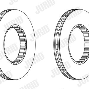 Disc frana VOLVO FM FM 420 diesel 420 cai JURID 569214J