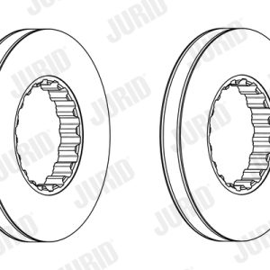 Disc frana VOLVO FH16 FH 16/470 diesel 470 cai JURID 569216J