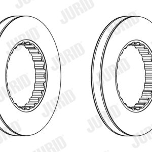 Disc frana VOLVO FH16 FH 16/580 diesel 580 cai JURID 569217J