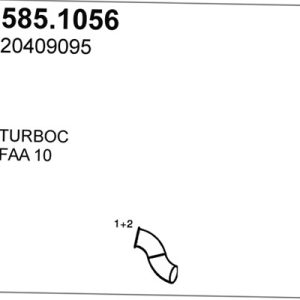 Racord evacuare VOLVO FM12 FM 12/420 diesel 420 cai ASSO 585.1056
