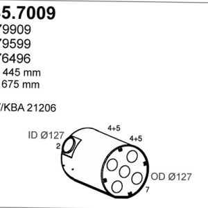 Amortizor zgomot mijloc / spate VOLVO FM FM 300 diesel 300 cai ASSO 585.7009