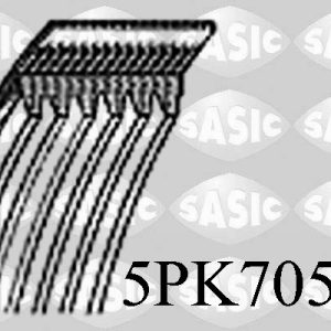 Curea transmisie cu caneluri VOLVO C30 (533) 2.0 FlexFuel Benzina/Etanol 146 cai SASIC 5PK705E