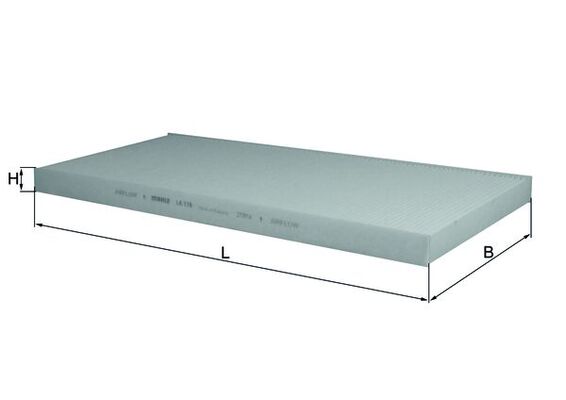 Filtru polen VOLVO FM FM 480 diesel 480 cai MAHLE ORIGINAL LA 170