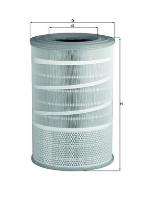 Filtru aer VOLVO FL II FL 280-12 diesel 280 cai MAHLE ORIGINAL LX 2068