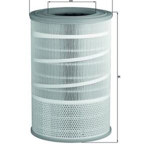 Filtru aer VOLVO FL III FL 290-14 diesel 290 cai MAHLE ORIGINAL LX 2068