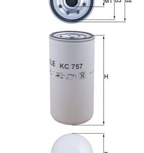 Filtru combustibil VOLVO FM II FM 500 diesel 500 cai MAHLE ORIGINAL KC 757