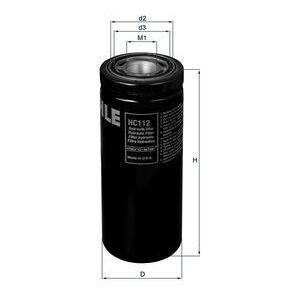 Filtru hidraulic cutie de viteze automata VOLVO FM II FM 460 diesel 460 cai MAHLE ORIGINAL HC 112