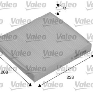 Filtru polen VOLVO C30 (533) D3 diesel 150 cai VALEO 715510