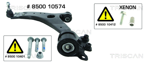 Brat suspensie roata VOLVO C30 (533) 1.8 FlexFuel Benzina/Etanol 125 cai TRISCAN 8500 10574