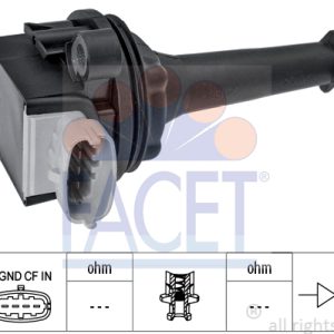 Bobina de inductie VOLVO C30 (533) T5 benzina 230 cai FACET 9.6378