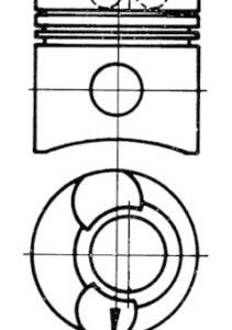 Piston VOLVO FL10 FL 10/310 diesel 310 cai KOLBENSCHMIDT 93734600