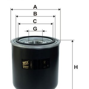 Element filtrant uscator aer compresor VOLVO FM II FM 420 LNG diesel 420 cai WIX FILTERS 96009E