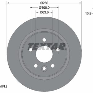 Disc frana VOLVO C30 (533) 2.0 benzina 145 cai TEXTAR 92255603