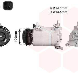 Compresor climatizare VOLVO C30 (533) 2.0 benzina 145 cai VAN WEZEL 1800K392