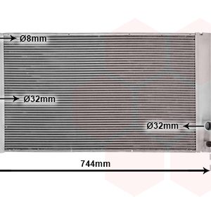 Radiator racire motor VOLVO C30 (533) D5 diesel 180 cai VAN WEZEL 59002141