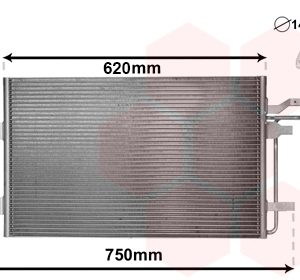 Condensator climatizare VOLVO C30 (533) 1.8 benzina 125 cai VAN WEZEL 59005140
