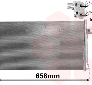 Condensator climatizare VOLVO C30 (533) D5 diesel 180 cai VAN WEZEL 59005150