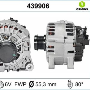 Alternator VOLVO C30 (533) D2 diesel 115 cai VALEO 439906