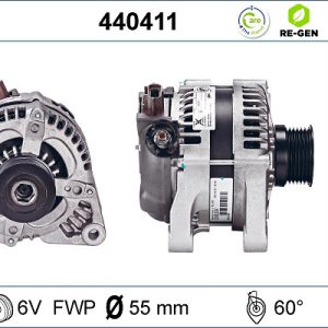 Alternator VOLVO C30 (533) 1.6 D diesel 109 cai VALEO 440411