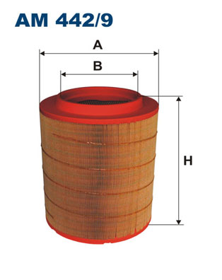 Filtru aer VOLVO FH II 540 diesel 540 cai FILTRON AM 442/9