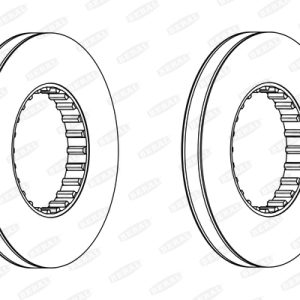 Disc frana VOLVO FM12 FM 12H/380 diesel 379 cai BERAL BCR249A