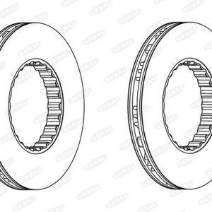 Disc frana VOLVO FH12 FH 12/390 diesel 390 cai BERAL BCR259A