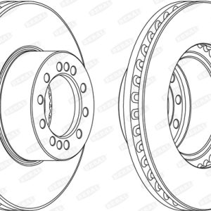 Disc frana VOLVO FL III FL 210-14 diesel 210 cai BERAL BCR324A