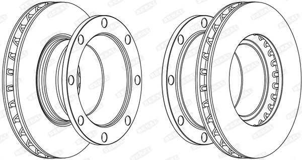 Disc frana VOLVO FL FL 220-19 diesel 220 cai BERAL BCR325A