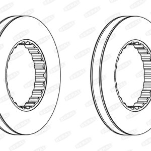 Disc frana VOLVO FH16 II FH 16/540, FH 16/550 diesel 540 cai BERAL BCR349A