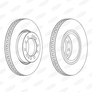 Disc frana VOLVO FL III FL 240-10 diesel 240 cai BERAL BCR374A