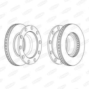 Disc frana VOLVO FL II FL 300-13 diesel 300 cai BERAL BCR375A