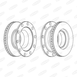 Disc frana VOLVO FL II FL 290-16 diesel 290 cai BERAL BCR378A