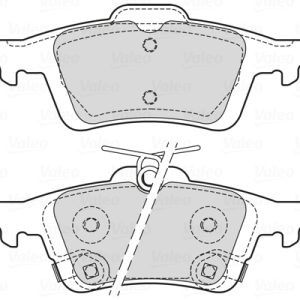 Placute frana VOLVO C30 (533) T5 benzina 230 cai VALEO 601709