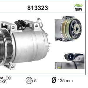 Compresor climatizare VOLVO C30 (533) D3 diesel 150 cai VALEO 813323