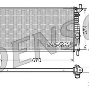 Radiator racire motor VOLVO C30 (533) D4 diesel 177 cai DENSO DRM10074