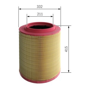 Filtru aer VOLVO FH 420 diesel 420 cai BOSCH F 026 400 535