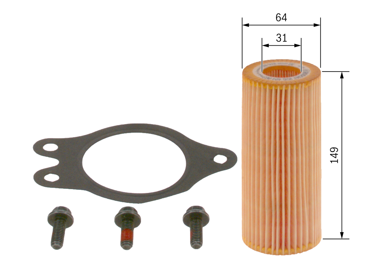 Filtru hidraulic cutie de viteze automata VOLVO FH16 FH 16/540, FH 16/550 diesel 539 cai BOSCH F 026 404 003